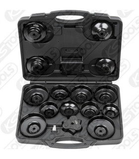Õlifiltrivõti komplekt 3/8´´, 16 osa, KS Tools