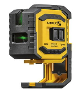 Ristjoon- ja punktlaser LAX 300 G roheline kiir, Stabila