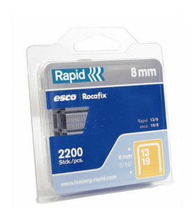 Klambrid 13/8 1600tk 10,6x0,7mm, kollane, blisterpakend, Rapid