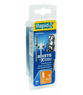 Neet roostevaba 4x14mm 50tk + Drill C, Rapid
