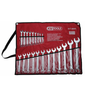 Lehtsilmusvõtmete komplekt 6-32mm 21 osa, KS Tools