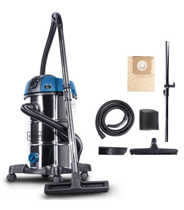 Vee- ja tolmuimeja NTS30Premium, puhumisfunktsiooniga, Scheppach