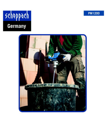 Segutrell PM1200 + lisavispel värvi segamiseks, Scheppach