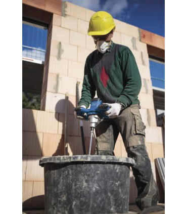 Segutrell PM1400, 2 kiirust + lisavispel värvi segamiseks, Scheppach