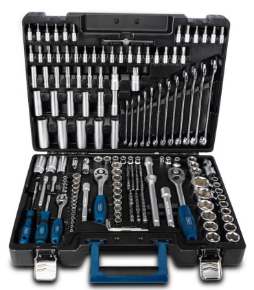 Tööriistakomplekt TB217, 1/2´´-3/8´´-1/4´´, 217 osaline, Scheppach