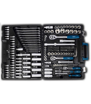 Tööriistakomplekt TB217, 1/2´´-3/8´´-1/4´´, 217 osaline, Scheppach
