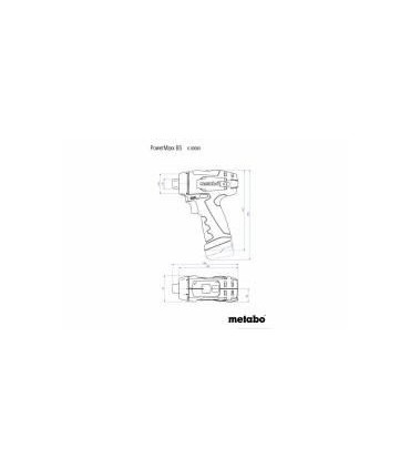 Akutrell PowerMaxx BS Basic, kohvris / 2x2,0Ah, Metabo