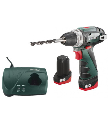Akutrell PowerMaxx BS Basic 2x2,0Ah, pappkarbis, Metabo