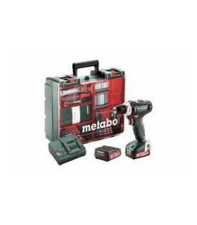 Akutrell PowerMaxx BS 12 Mobile Workshop, 63 osa/2x2,0Ah, Metabo