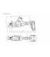 Akuotssaag SSE 18 LTX BL Compact /2x 2,0Ah, Metabo