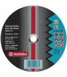 INOX lihvketas 125x6x22 A36O, Metabo