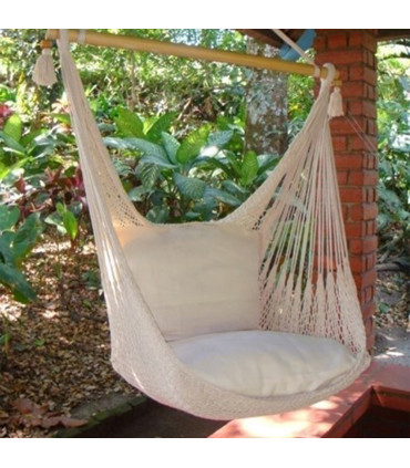 Гамак-качели LAZY 130x127cм, белый