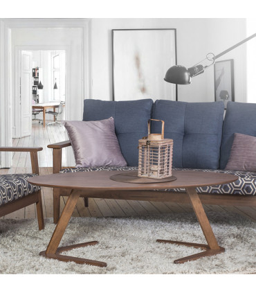 Diivanilaud LANA 120x60xH45cm, pähkel