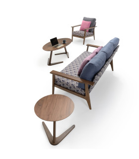 Abilaud LANA D50xH50cm, pähkel