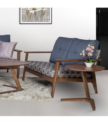 Столик вспомогательный LANA D50xH50cм, орех