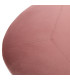 Тумба UMI 66x66xH36cm, розовый бархат