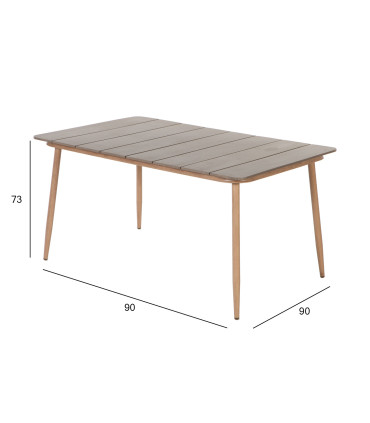 Laud NORWAY 147x90xH73cm, beež