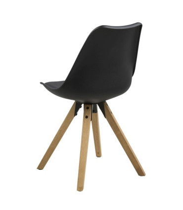 Tool DIMA 44x42xH85cm, must, jalad: tamm