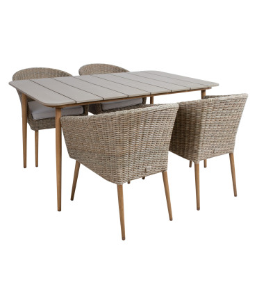 Комплект садовой мебели NORWAY стол, 4 стула