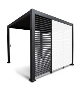 Lamellsein varikatusele MIRADOR-111 93cm, tumehall