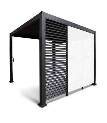 Lamellsein varikatusele MIRADOR-111 93cm, tumehall