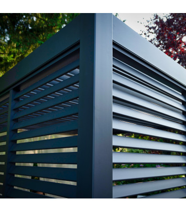 Lamellsein varikatusele MIRADOR-111 93cm, tumehall