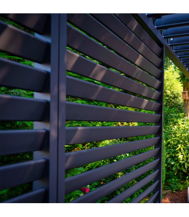 Жалюзи для навеса MIRADOR 93x235см, тёмно-серые