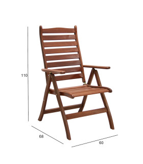 Tool BORDEAUX 60x68xH110cm, meranti