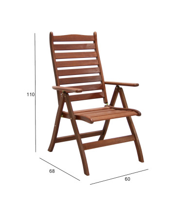 Tool BORDEAUX 60x68xH110cm, meranti