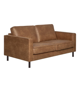 Диван LUCAS 2-местный, коричневый