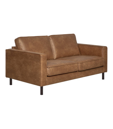 Диван LUCAS 2-местный, коричневый