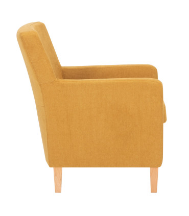 Tugitool LEENE kollane, 68,5x76xH84cm