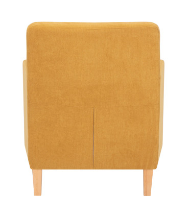 Tugitool LEENE kollane, 68,5x76xH84cm