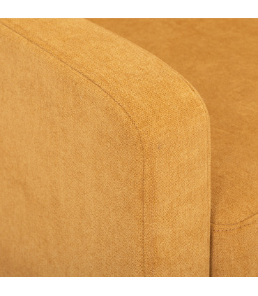 Tugitool LEENE kollane, 68,5x76xH84cm