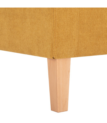 Tugitool LEENE kollane, 68,5x76xH84cm