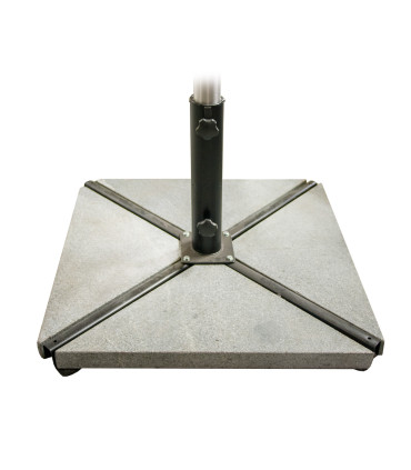 Камни для тяжести на подставку для зонта, 4шт, 47x47x66xH5cm/58кг, бетон