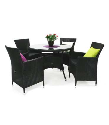 Laud WICKER D100xH71cm, must