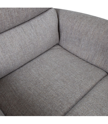 Tugitool BARCLAY kiikuv ja pöörlev manuaalne recliner 79x86xH105cm, helehall