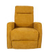 Tugitool EDDY kiikuv ja pöörlev manuaalne recliner 76x96xH103cm, kollane