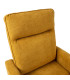 Tugitool EDDY kiikuv ja pöörlev manuaalne recliner 76x96xH103cm, kollane