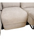 Диван-кресло MIMI 3-местный, 208x93xH102см, электрическое кресло, светло-серый