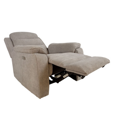 Tugitool MIMI elektriline recliner 92x93xH102cm, helehall