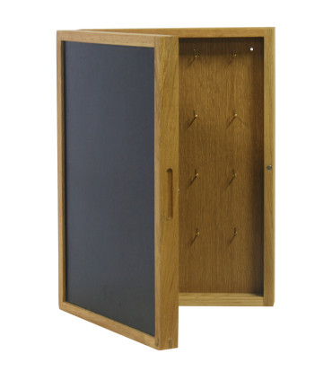 Шкаф для ключей MONDEO 42x30cм, с доской, дерево: дуб, обработка: промасленный