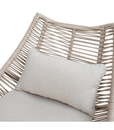 Комплект садовой мебели HELSINKI диван, 2 стула и 2 стола, бежевый