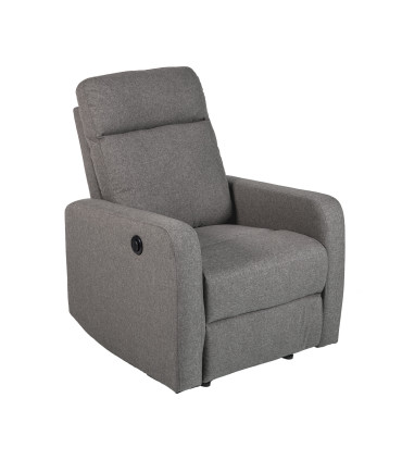 Кресло FLEXY 96x75xH70см, с механизмом подножки и спинки, материал покрытия: ткань, цвет: бежевый