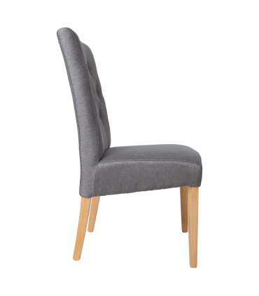 Обеденный стул QUEEN 64x46xH102см, серый