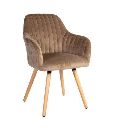 Стул ARIEL 58x58,5xH85см, коричневый