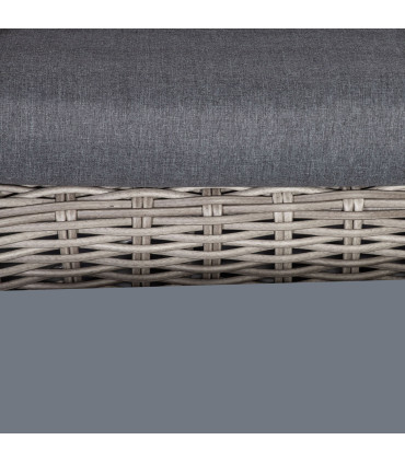 Садовая мебель CALISTA стол, диван и 2 стула, серый