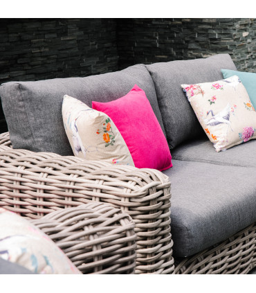 Садовая мебель CALISTA стол, диван и 2 стула, серый