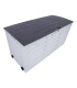 Ящик для хранения ALISA 265L, серый / черный